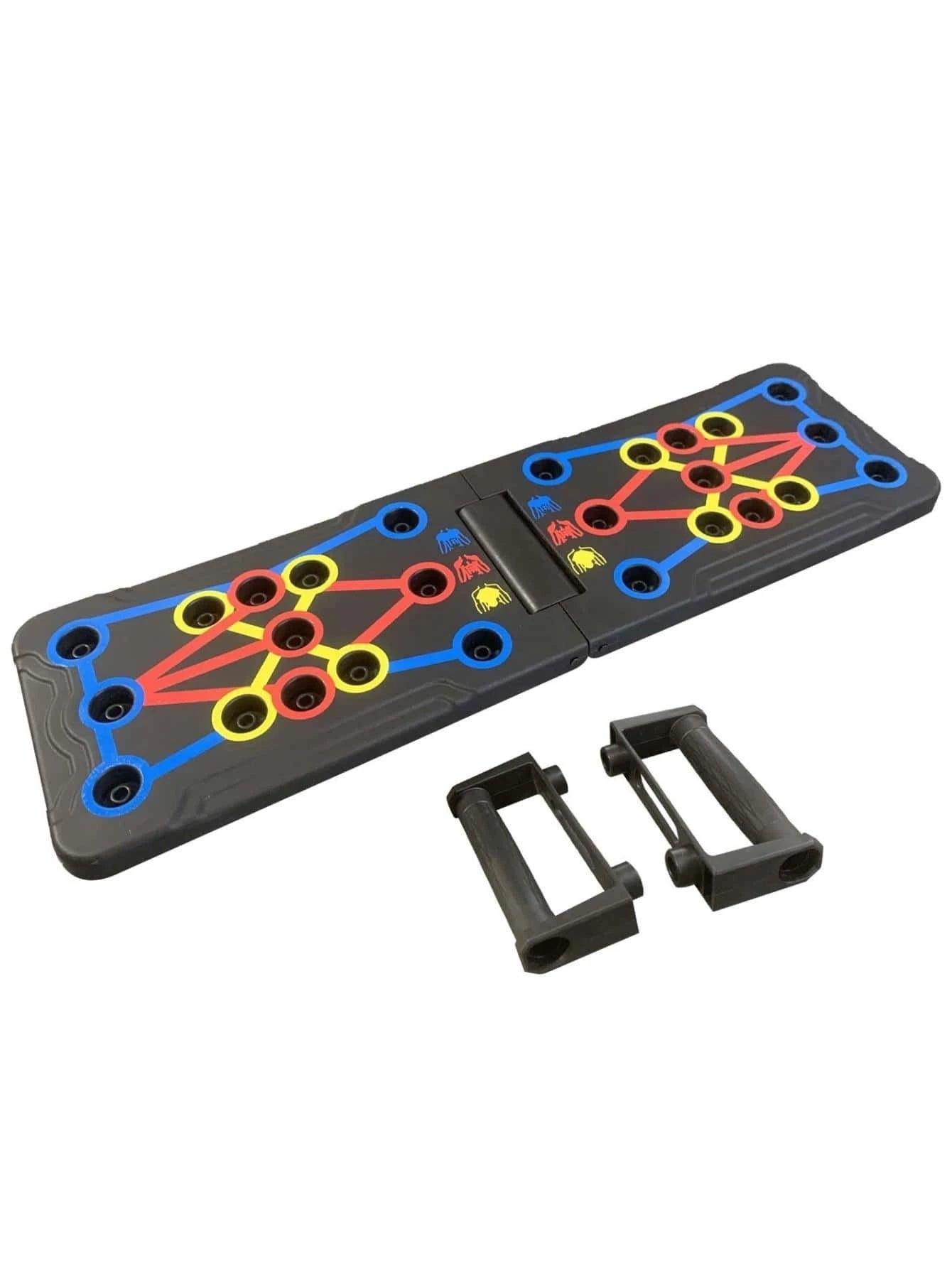 1Pc Foldable Plastic Multi-Function Fitness Push-Up Support Equipment