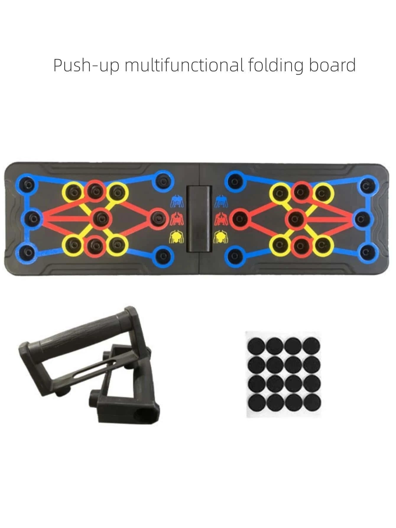1Pc Foldable Plastic Multi-Function Fitness Push-Up Support Equipment