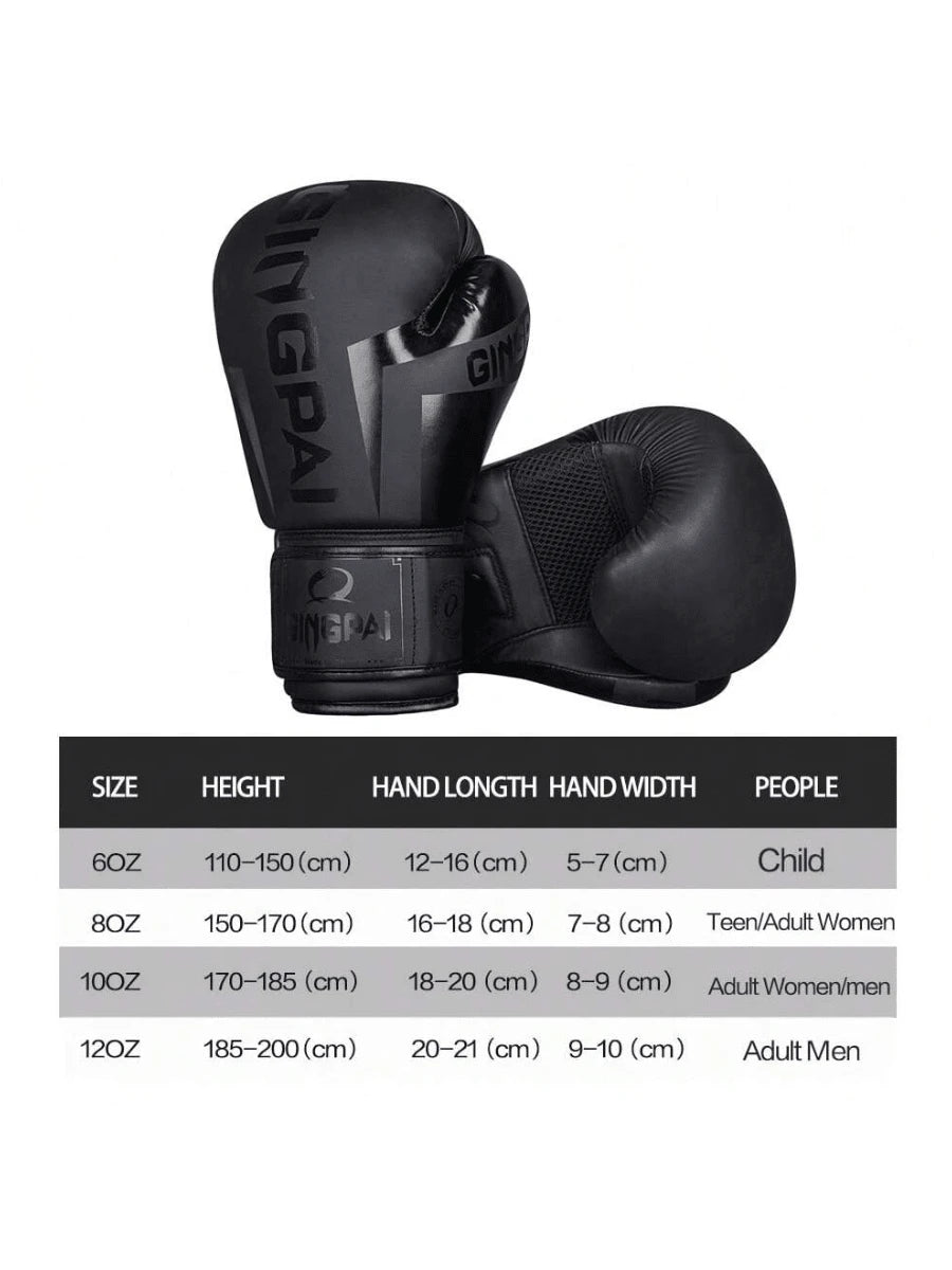 GINGPAI Breathable Net Mesh Professional Boxing Gloves for Adults Men Women Kickboxing Muay Thai Workout Punching Bag Training at Gym