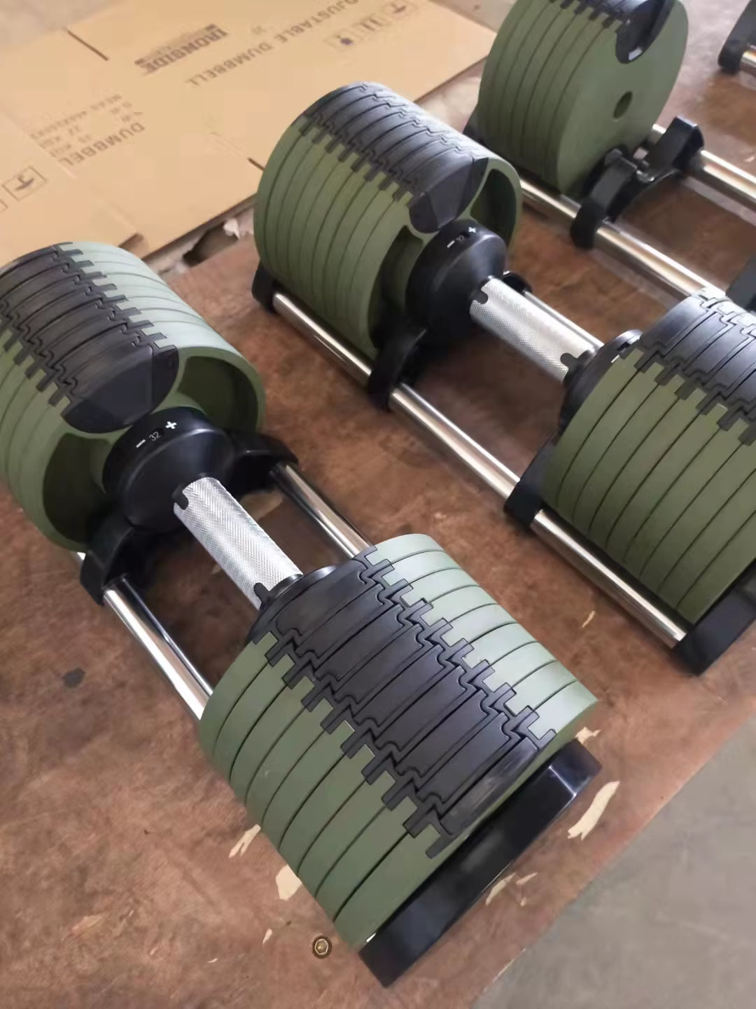 Adjustable Dumbbells 52 Lbs Weight Automatic Adjustment Dumbbells Stand Rack 30Kg Adjustable Dumbbell Handles