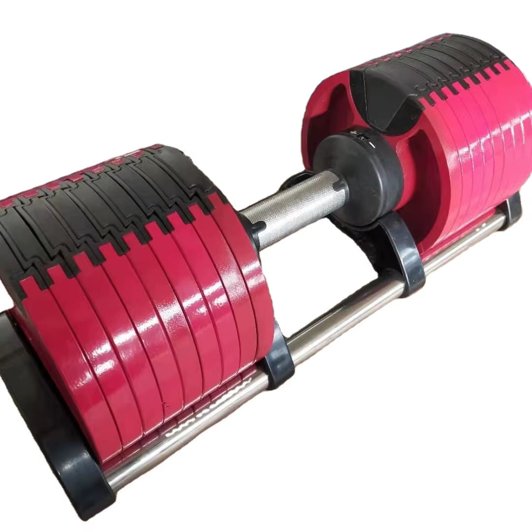Adjustable Dumbbells 52 Lbs Weight Automatic Adjustment Dumbbells Stand Rack 30Kg Adjustable Dumbbell Handles