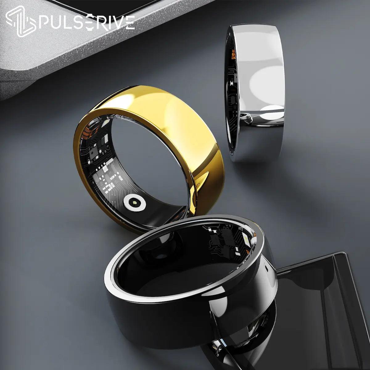 Smart Ring, Sleep Tracker, Activity & Fitness Tracker, Blood Pressure& Oxygen Tracker