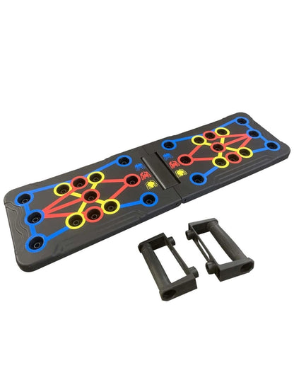 1Pc Foldable Plastic Multi-Function Fitness Push-Up Support Equipment