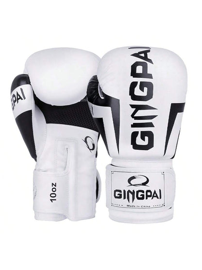 GINGPAI Breathable Net Mesh Professional Boxing Gloves for Adults Men Women Kickboxing Muay Thai Workout Punching Bag Training at Gym