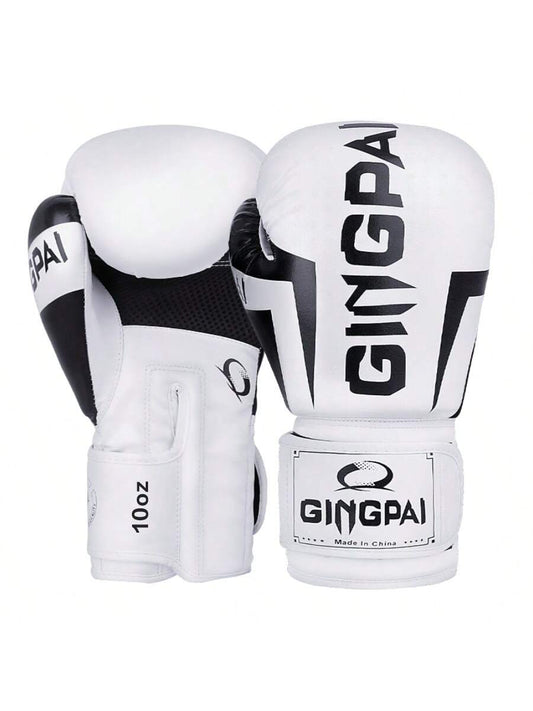 GINGPAI Breathable Net Mesh Professional Boxing Gloves for Adults Men Women Kickboxing Muay Thai Workout Punching Bag Training at Gym