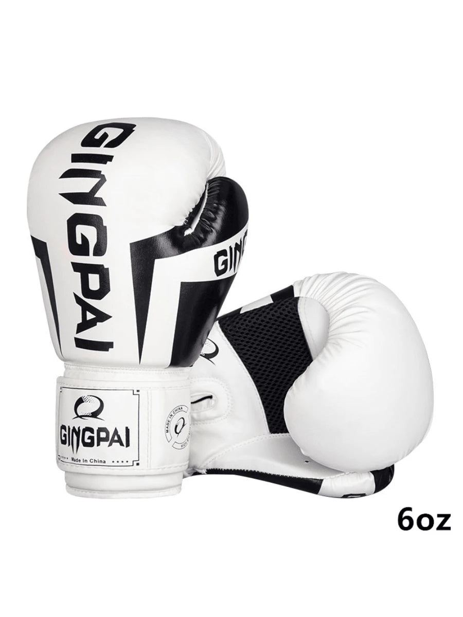 GINGPAI Breathable Net Mesh Professional Boxing Gloves for Adults Men Women Kickboxing Muay Thai Workout Punching Bag Training at Gym