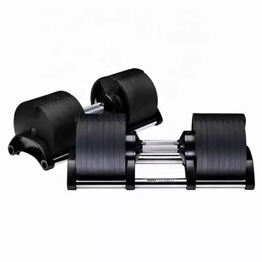 Adjustable Dumbbells 52 Lbs Weight Automatic Adjustment Dumbbells Stand Rack 30Kg Adjustable Dumbbell Handles