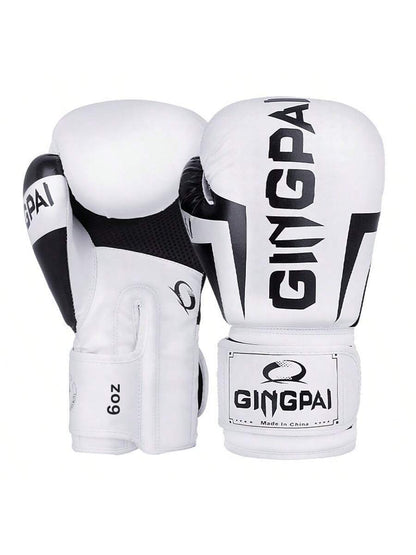 GINGPAI Breathable Net Mesh Professional Boxing Gloves for Adults Men Women Kickboxing Muay Thai Workout Punching Bag Training at Gym